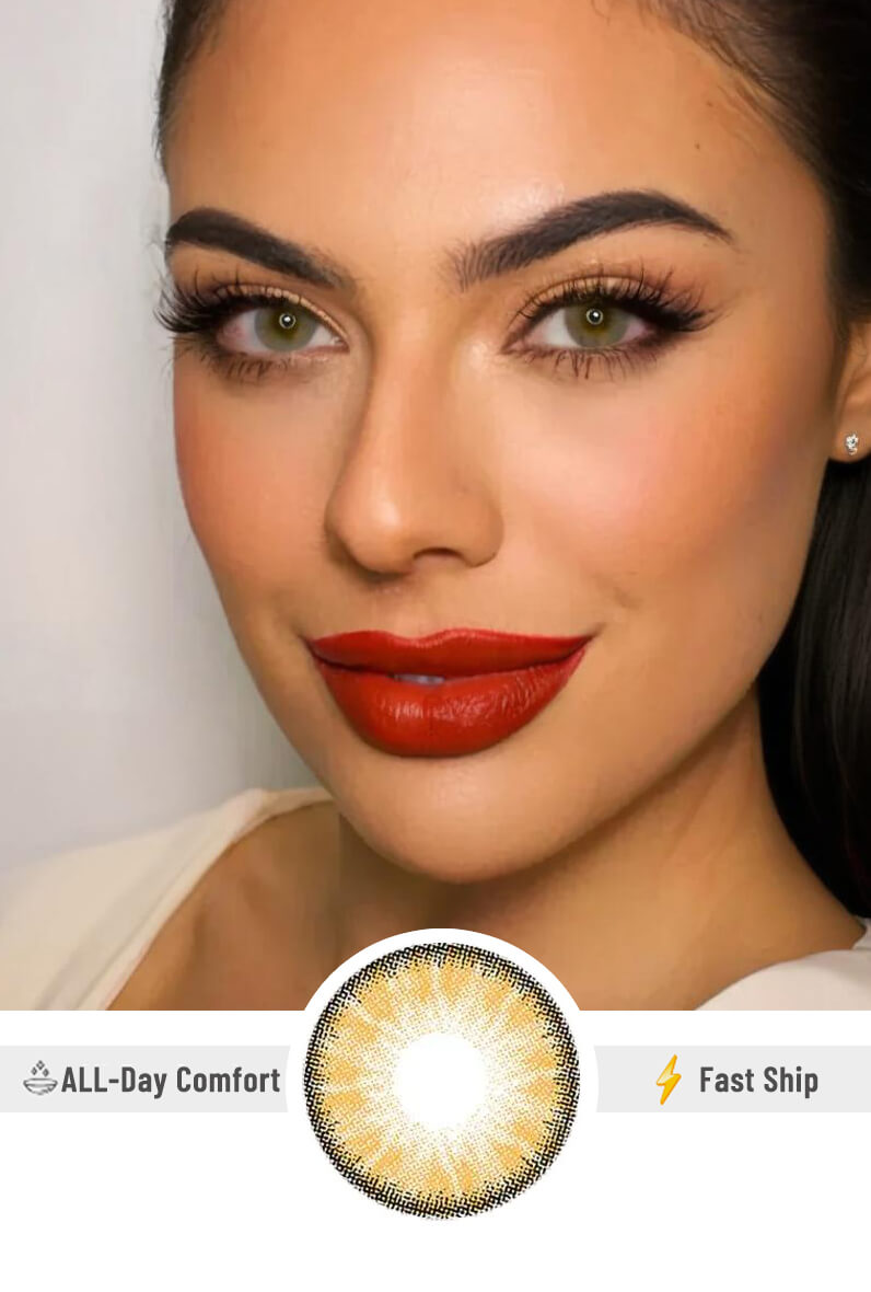 Vintage True Red & Brown Colored Lenses Match